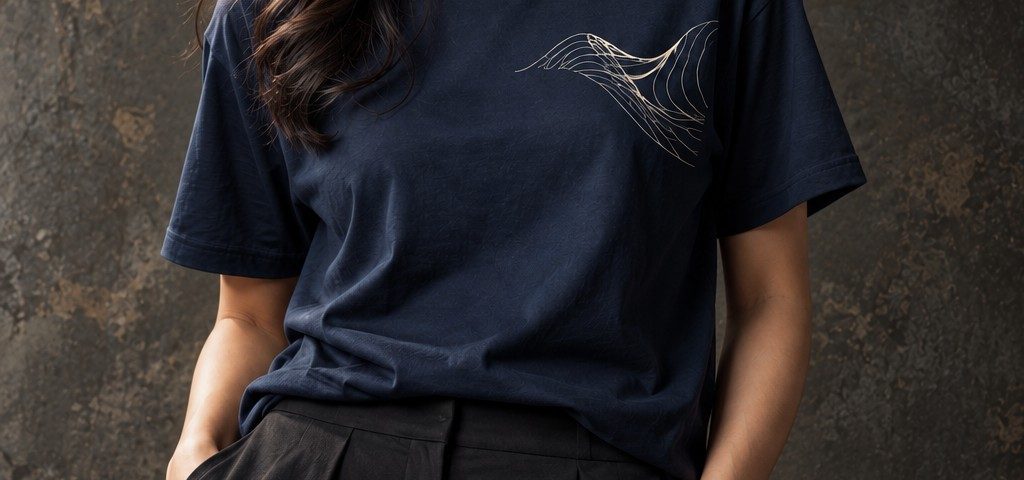 Ilustrasi editorial apparel Spiral Digital Creative